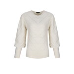 G-MAXX G-MAXX - Trui Carlize roomwit maat xxl