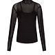 G-MAXX G-MAXX - Longsleeve Loreen zwart/bessenroze