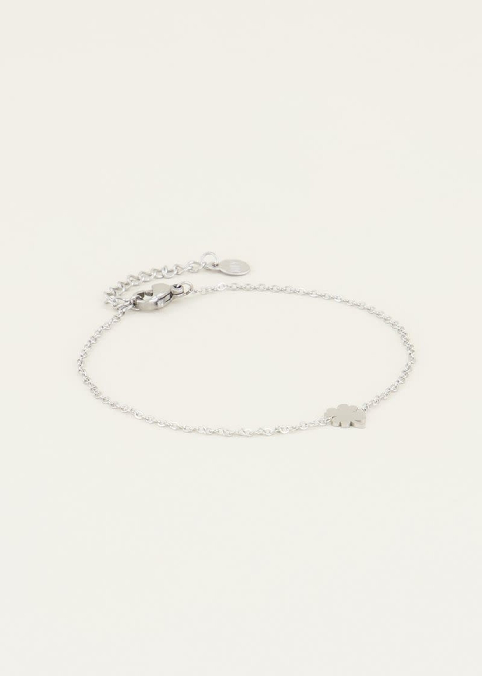 MY JEWELLERY MY JEWELLERY - Armband klavertje zilver