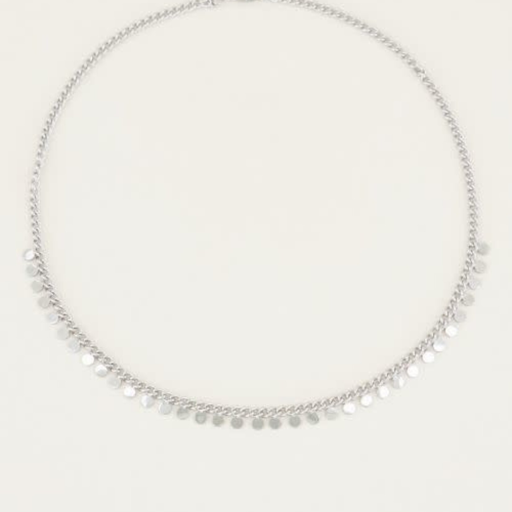 MY JEWELLERY MY JEWELLERY - Ketting met kleine muntjes zilver