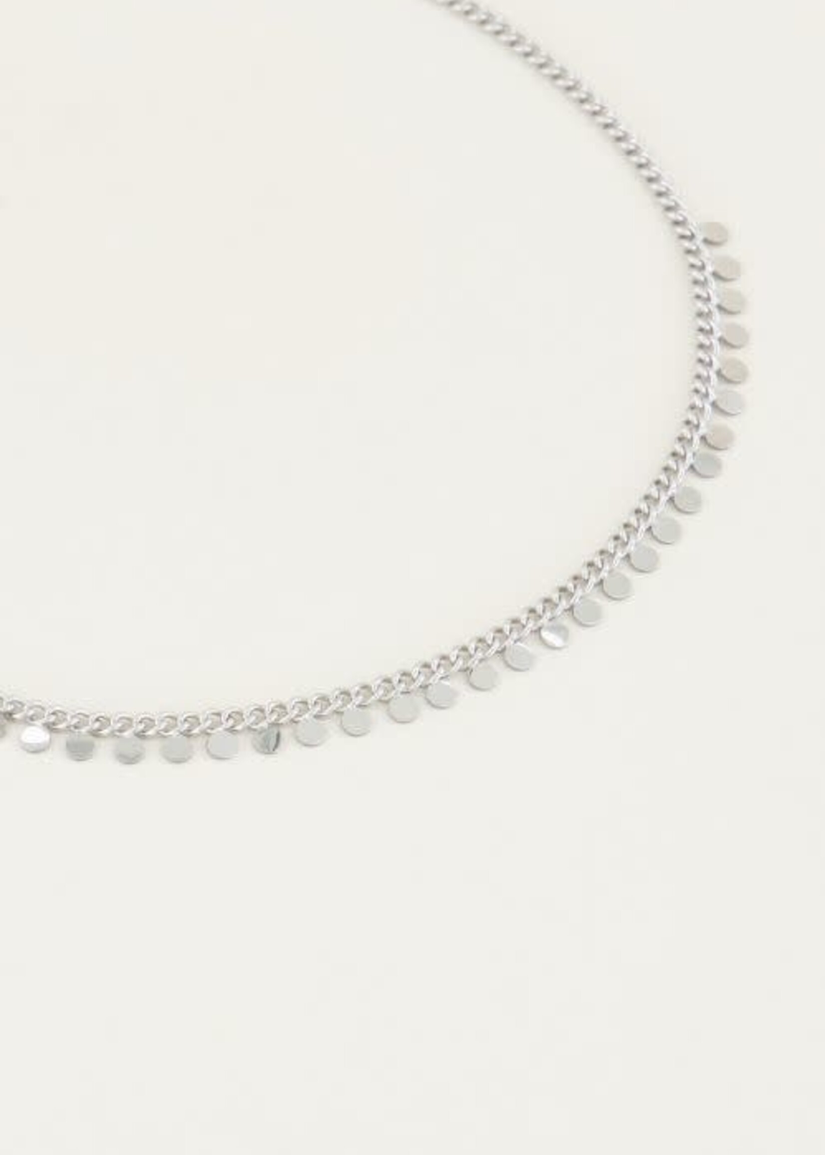 MY JEWELLERY MY JEWELLERY - Ketting met kleine muntjes zilver