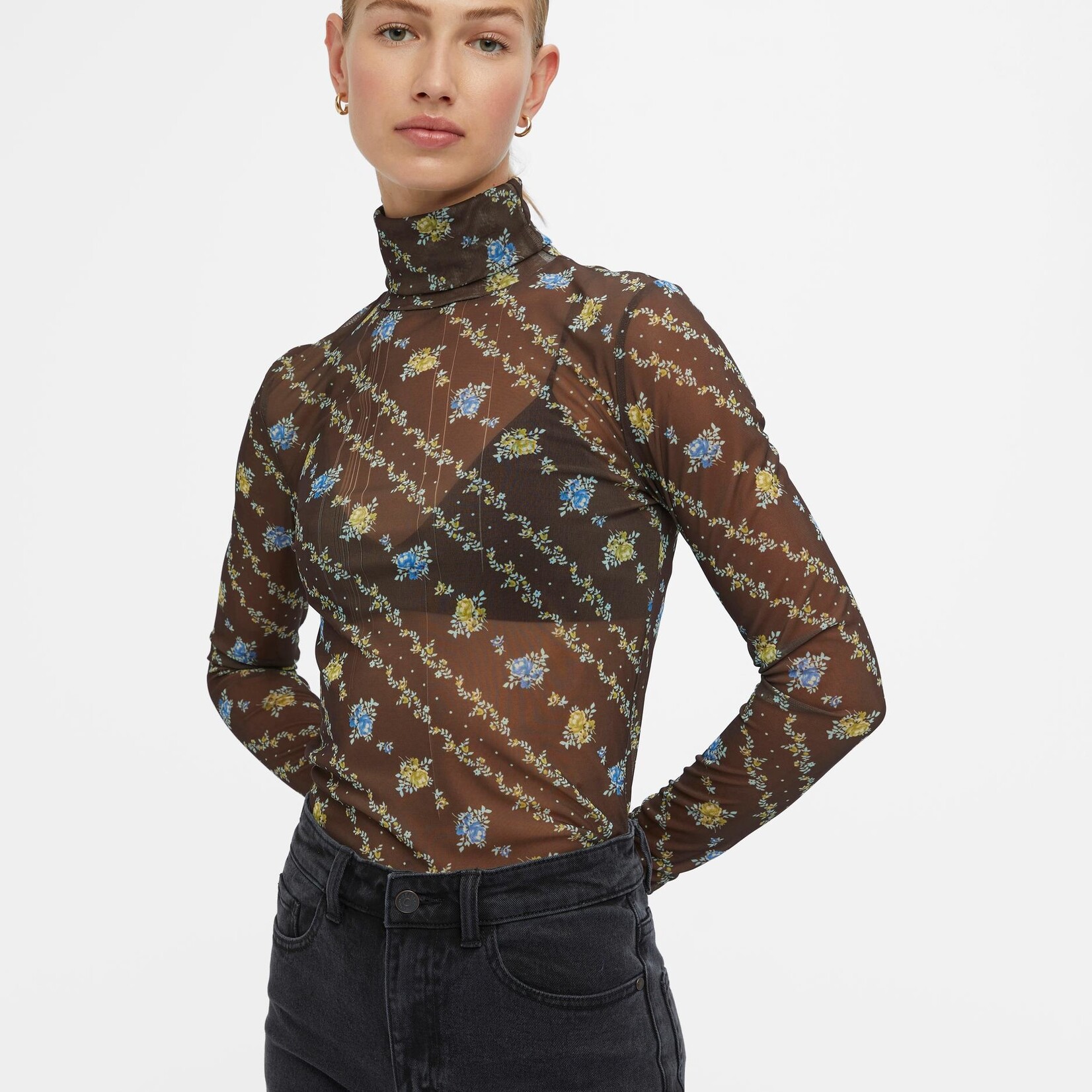 OBJECT OBJECT - Top Novia dark earth/flower