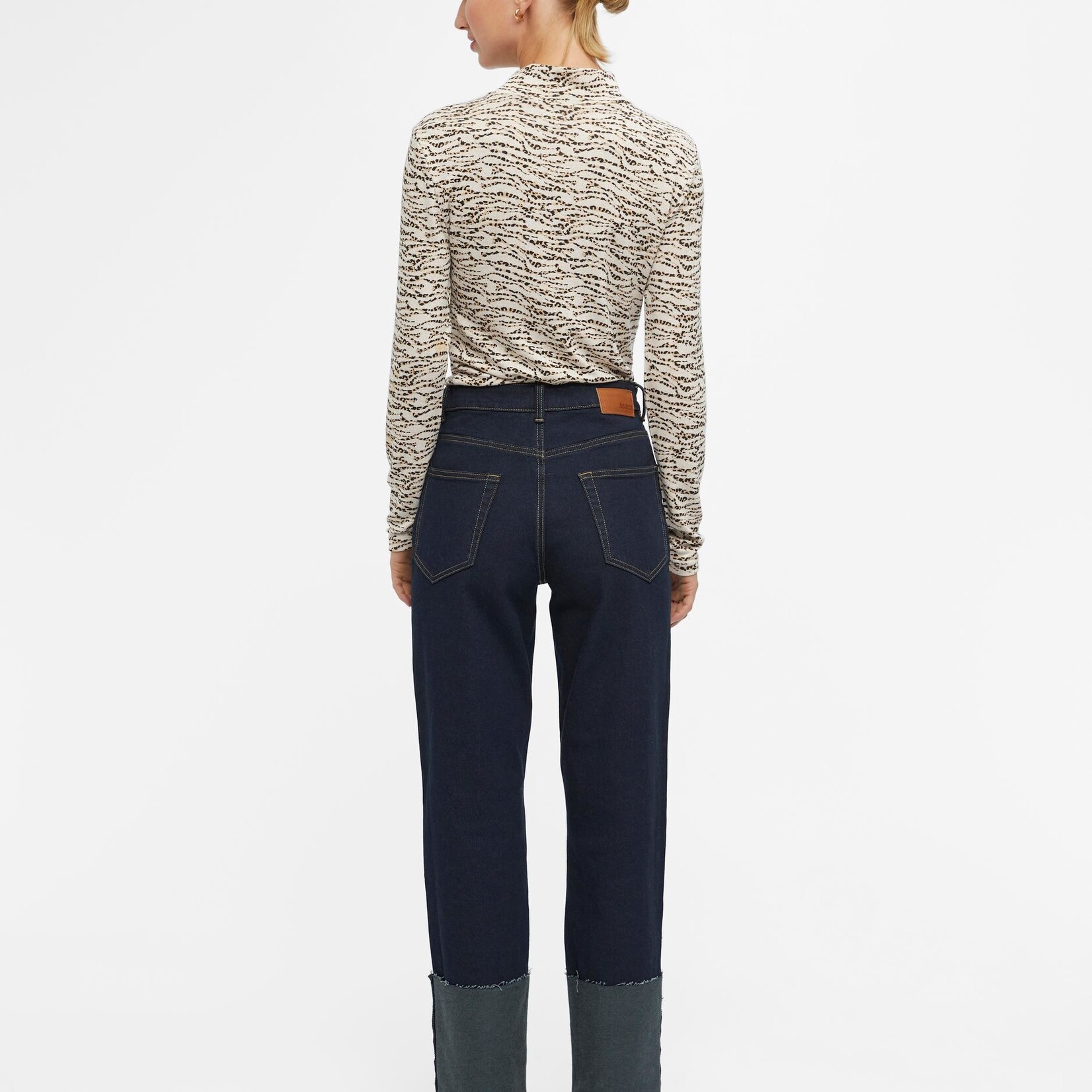 OBJECT OBJECT - Top Anika sandshell/black MAAT XS