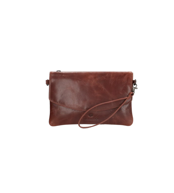 MICMACBAGS MICMACBAGS - Porto clutch/avondtasje roest