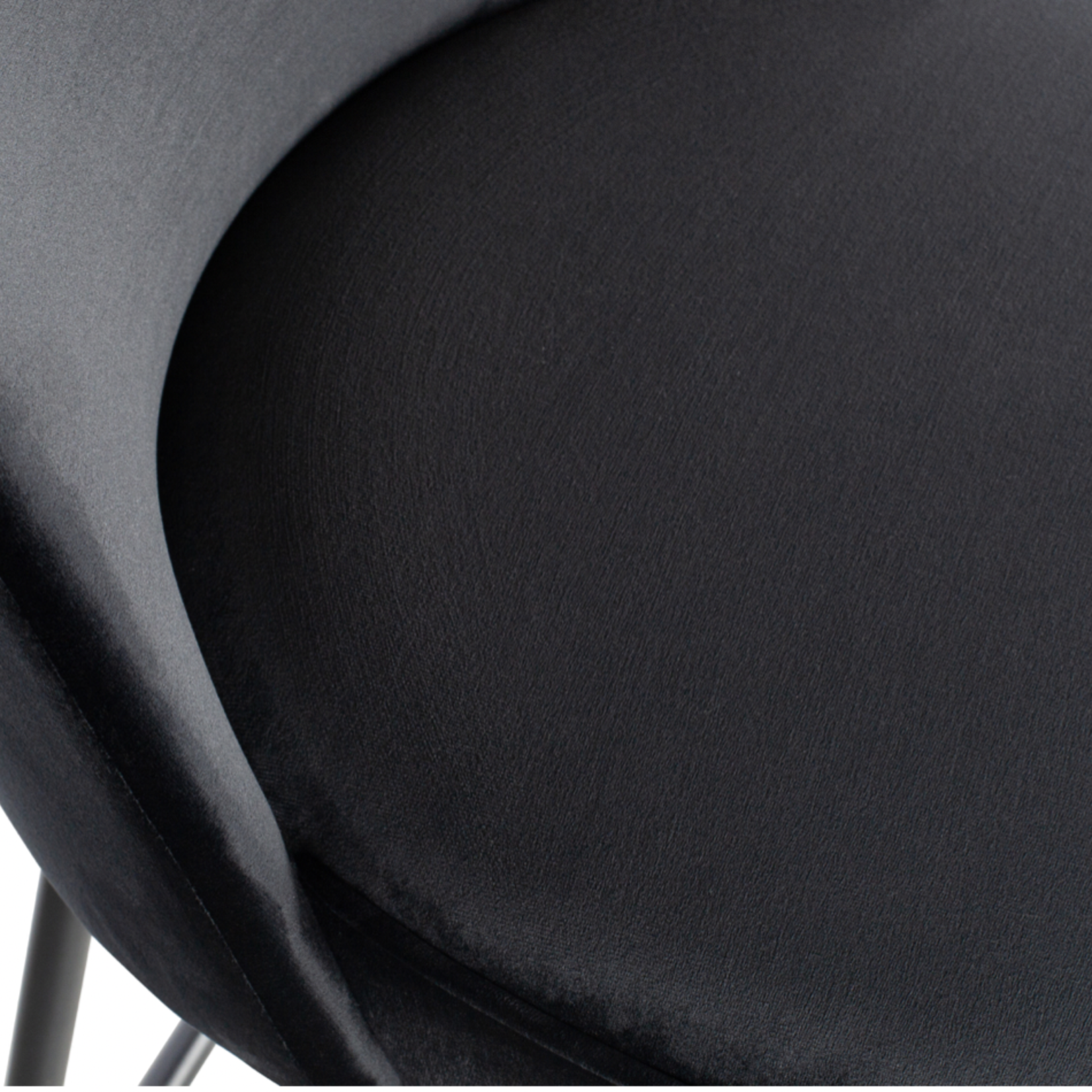 BE PURE BE PURE - Vogue fluweel barstoel inkt 80cm