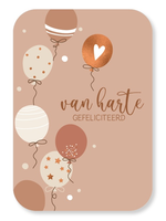 JOTS JOTS - Kaart NU-04 A5 van harte gefeliciteerd