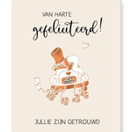 JOTS JOTS - Kaart NU-09 A5 Jullie zijn getrouwd