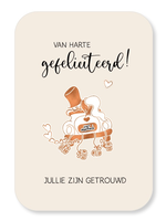 JOTS JOTS - Kaart NU-09 A5 Jullie zijn getrouwd