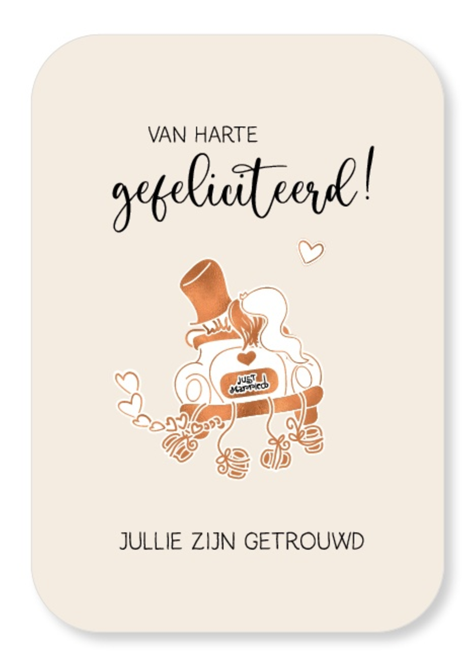 JOTS JOTS - Kaart NU-09 A5 Jullie zijn getrouwd
