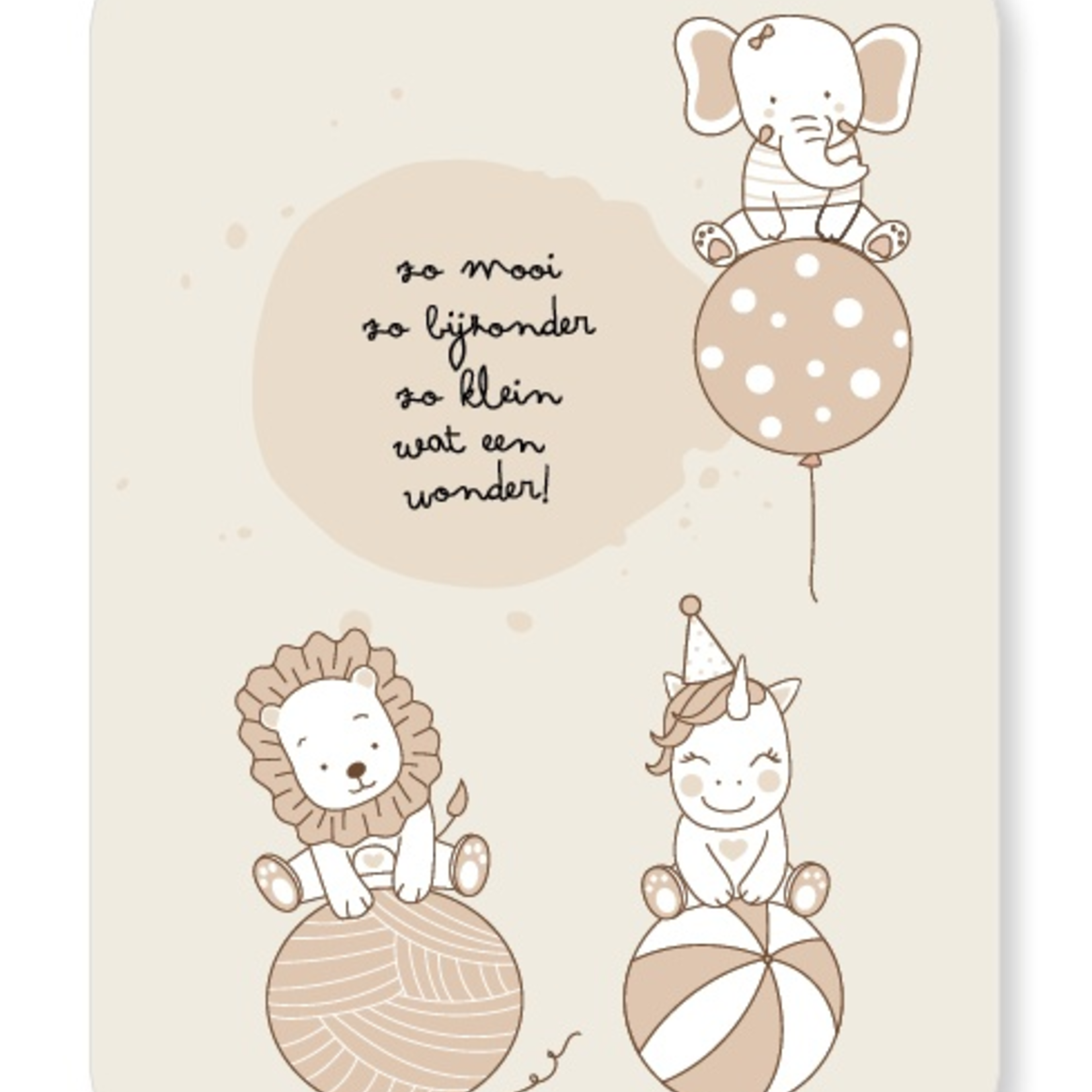 JOTS JOTS - Kaart NU-16 A5 Klein wonder