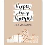 JOTS JOTS - Kaart NU-07 A5 Hieperdepiep hoera