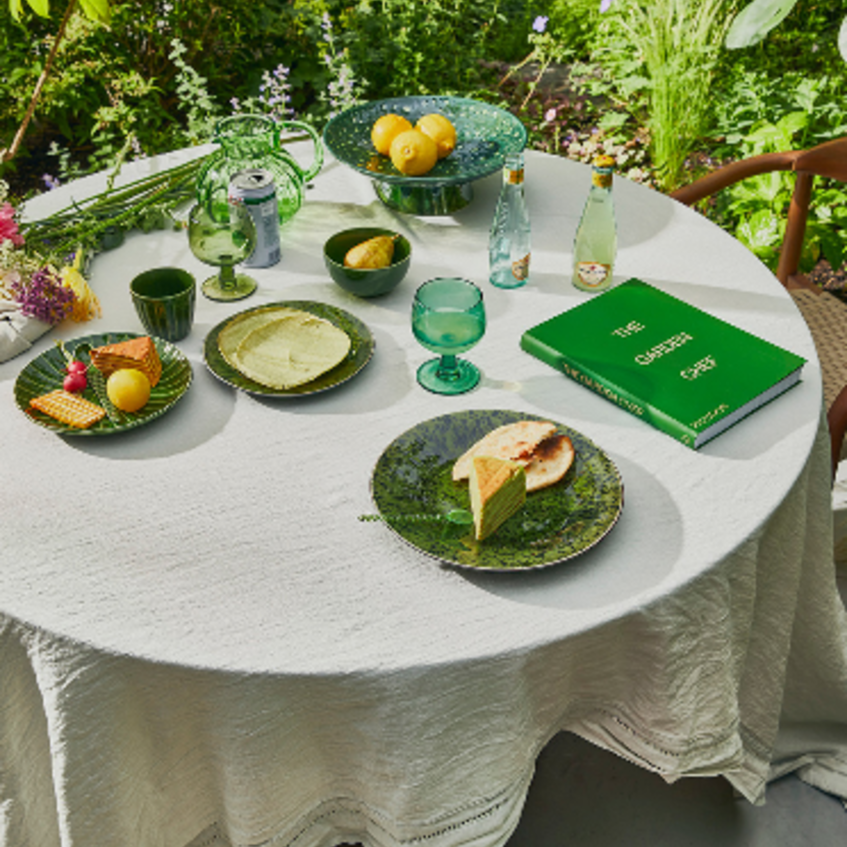 HKLIVING HKLIVING - Lepels  textured set van 4 emerald collection ACE7010