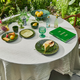 HKLIVING HKLIVING - Ceramic spoon textured set van 4 emerald collection ace7010