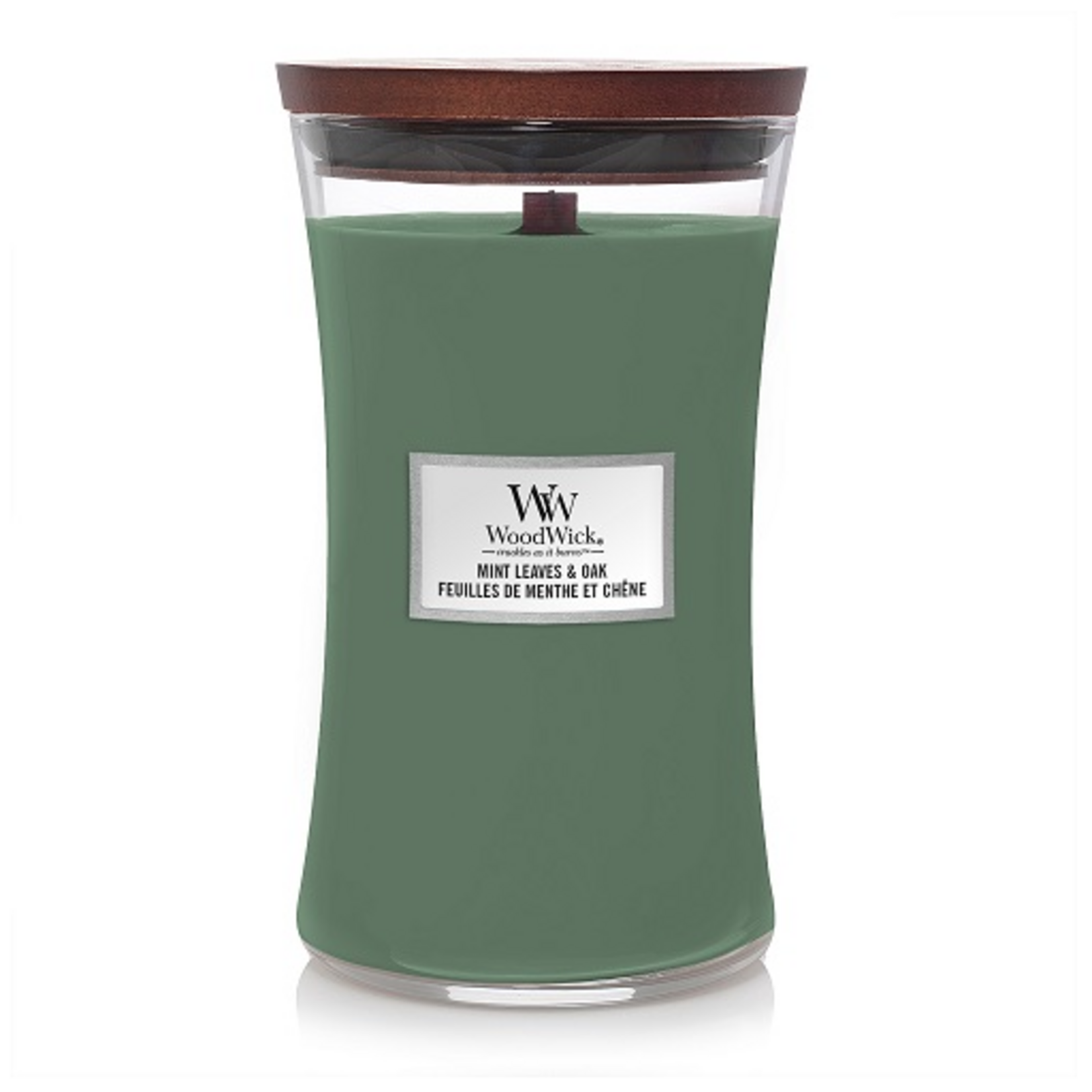 WOODWICK WOODWICK - Candle mint leaves & Oak