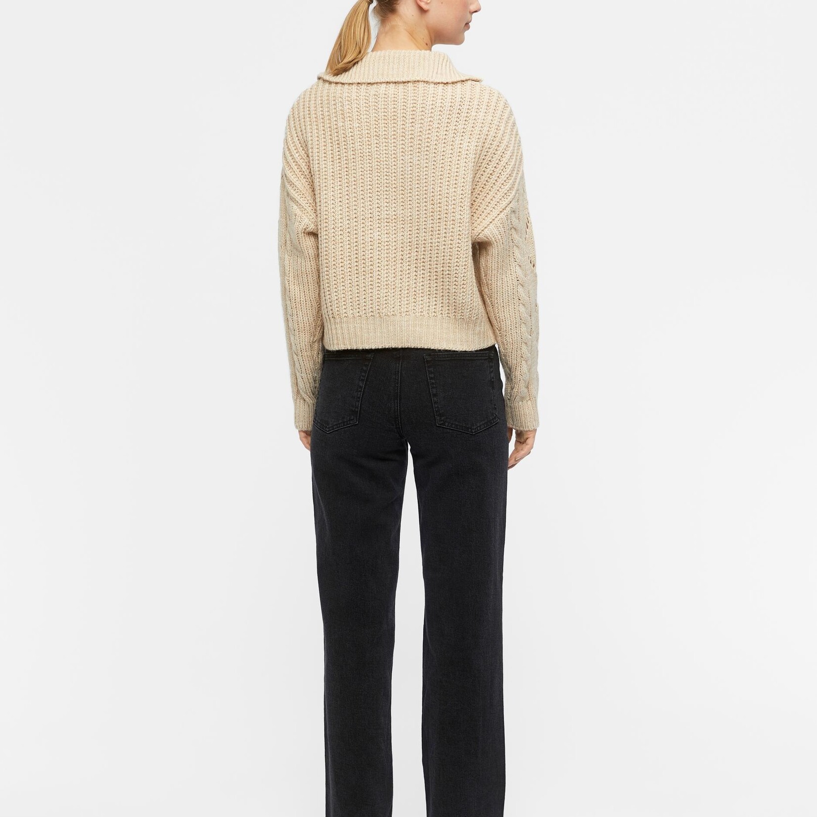 OBJECT OBJECT - Pullover Kelly sandshell MAAT XL