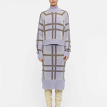 OBJECT OBJECT - Maggie lange gebreide rok lavendel