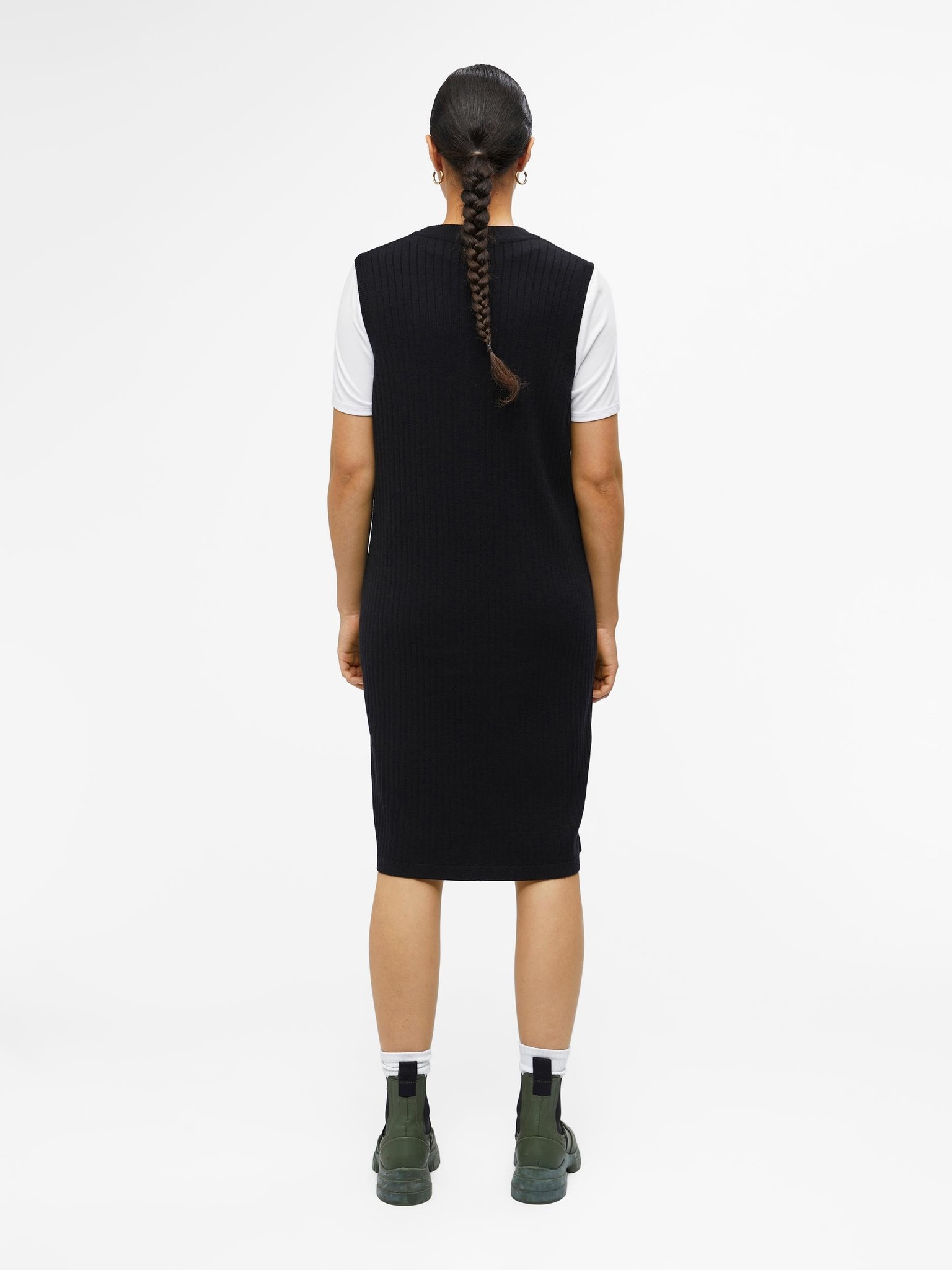 OBJECT OBJECT - Knit dress/vest  Noelle black MAAT S