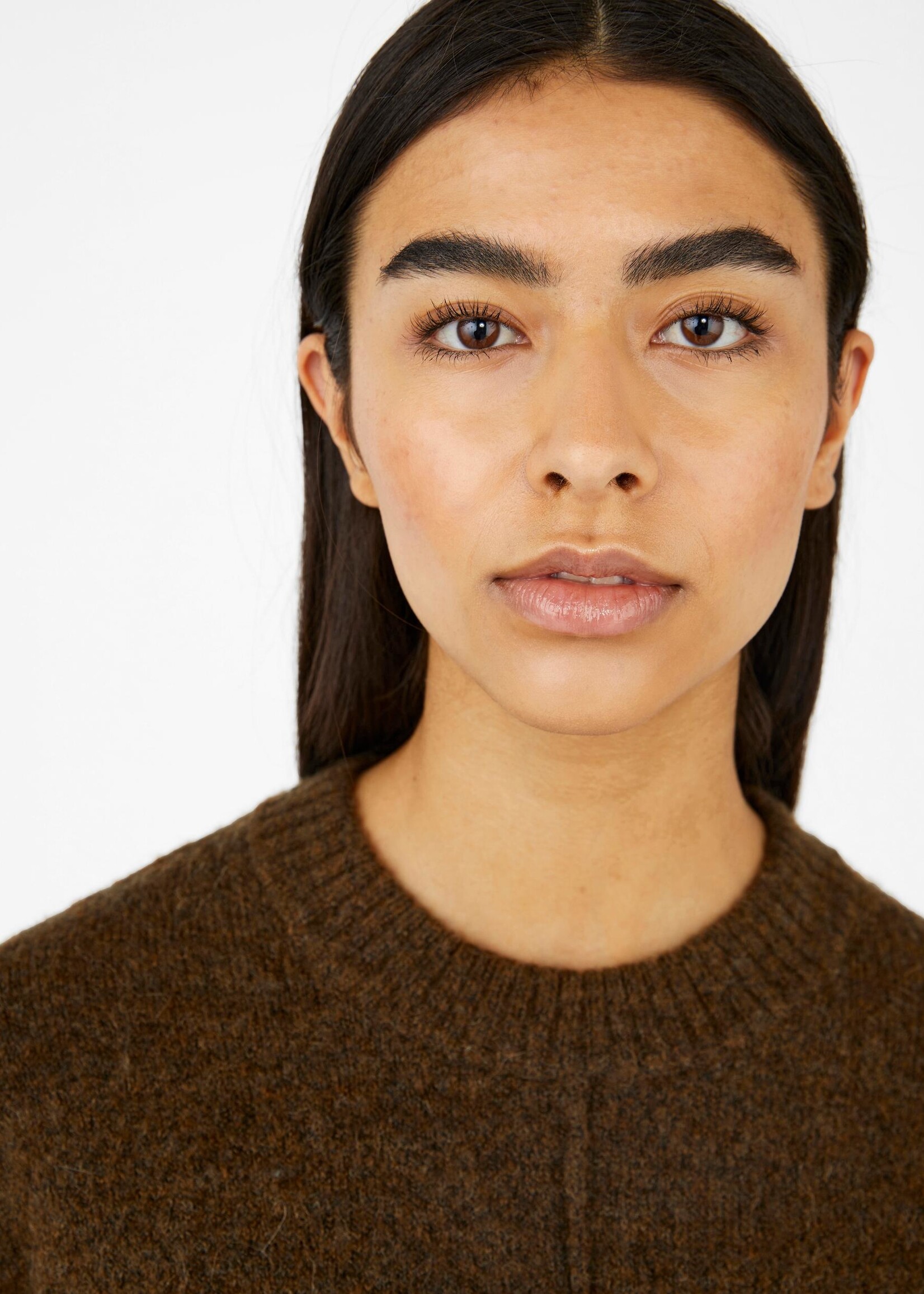 OBJECT OBJECT - Pullover knit Jabbie dark earth