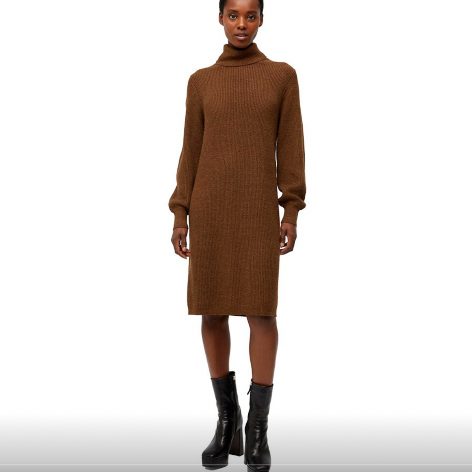 OBJECT OBJECT - Dress Malena dark earth MAAT L