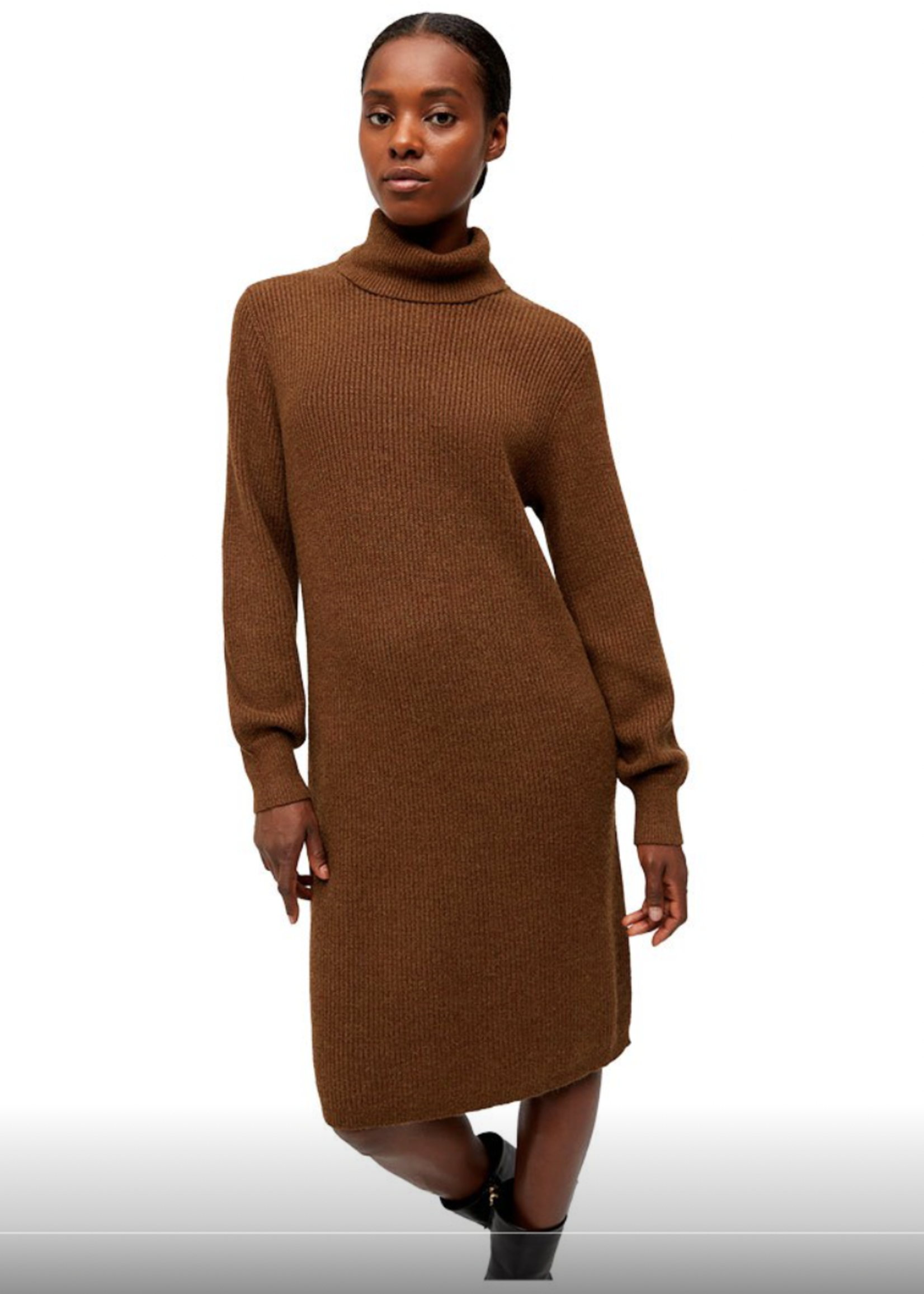 OBJECT OBJECT - Dress Malena dark earth MAAT L