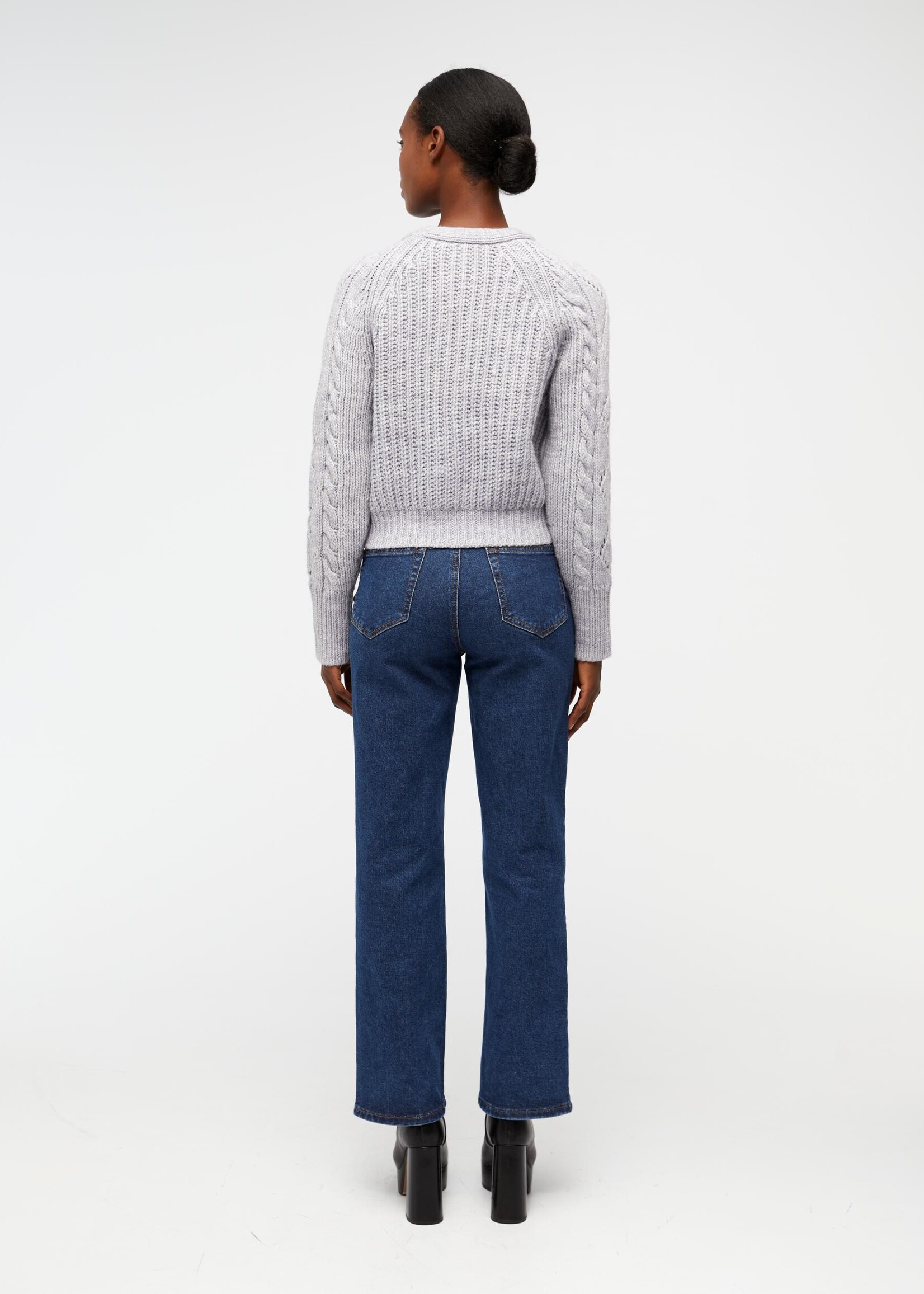 OBJECT OBJECT - Vest Kelly gebreid lavendel