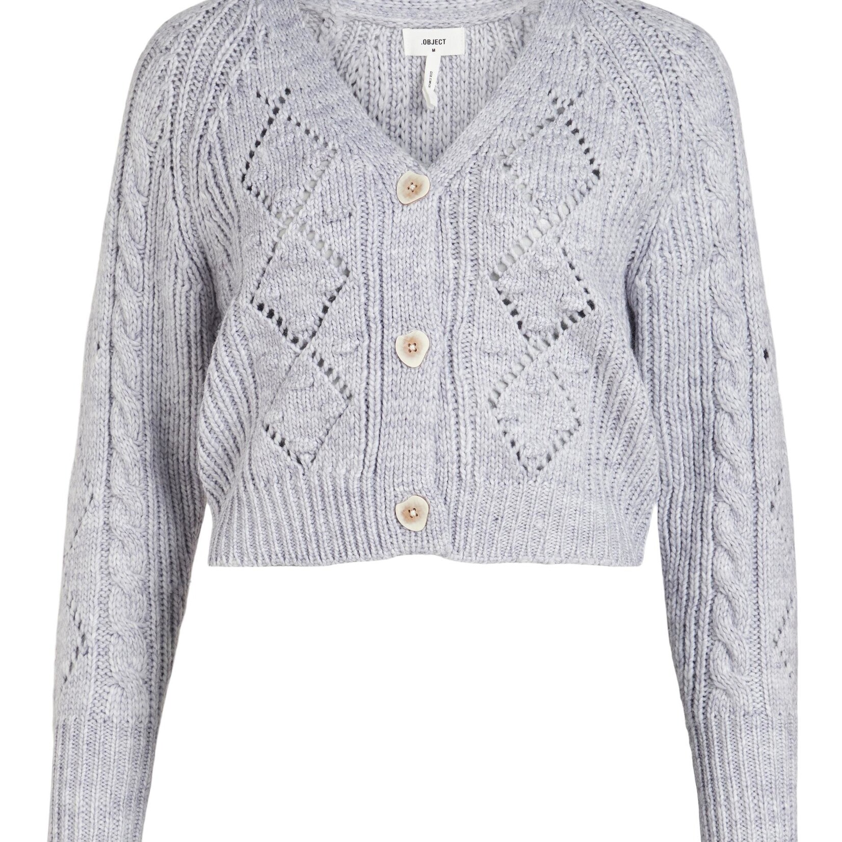 OBJECT OBJECT - Vest Kelly gebreid lavendel