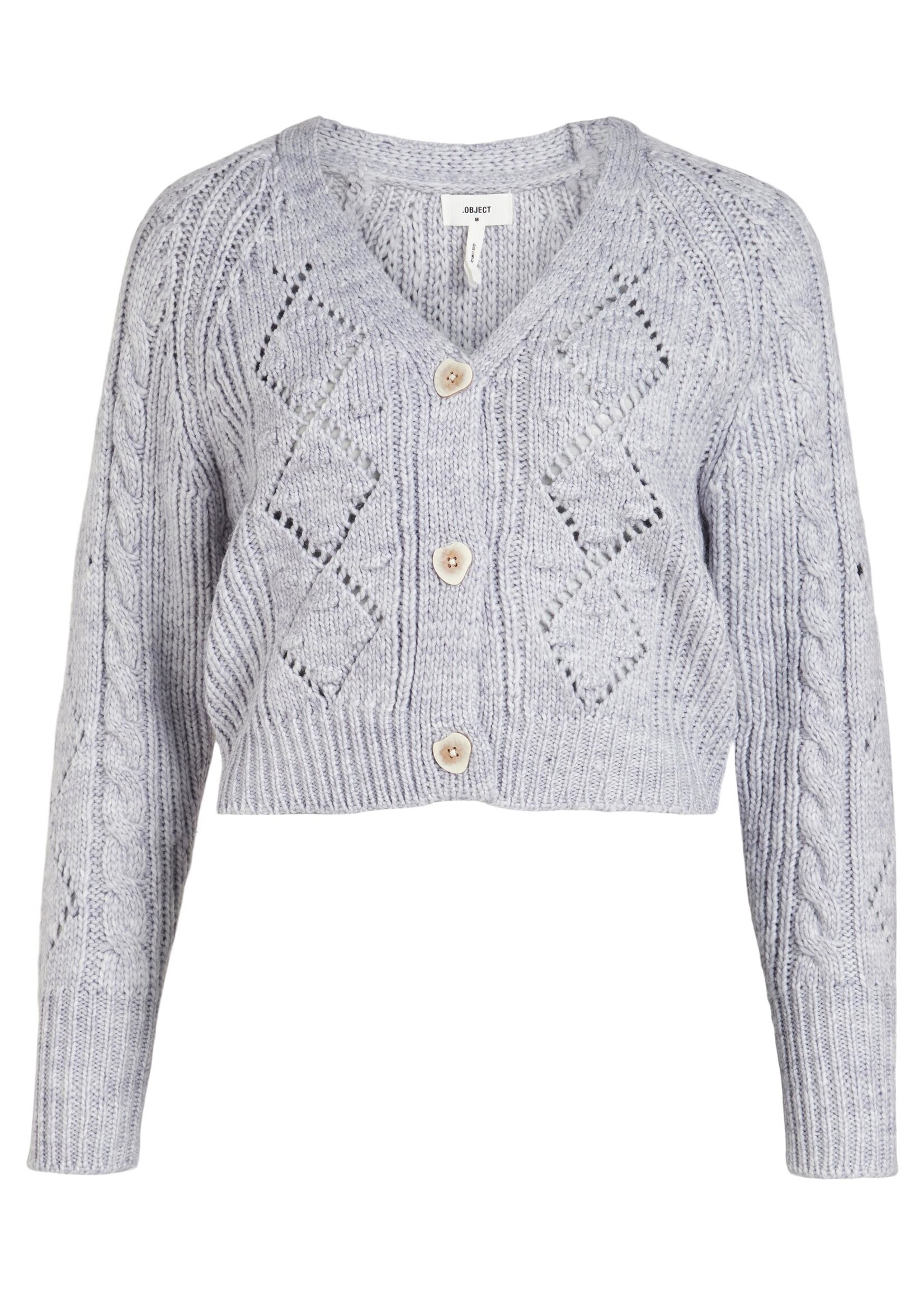 OBJECT OBJECT - Vest Kelly gebreid lavendel