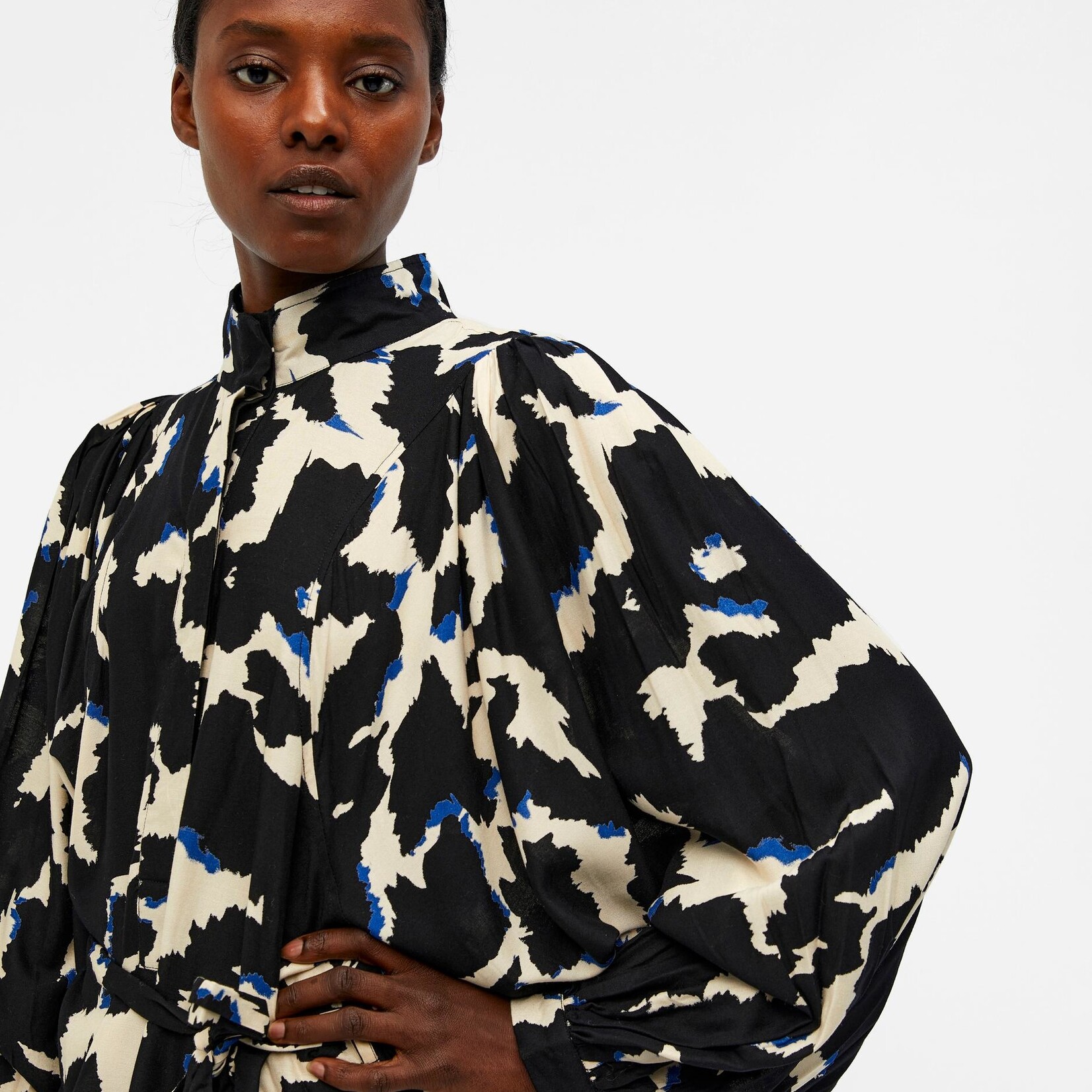 OBJECT OBJECT - Jurk Limia black/graphic maat 36