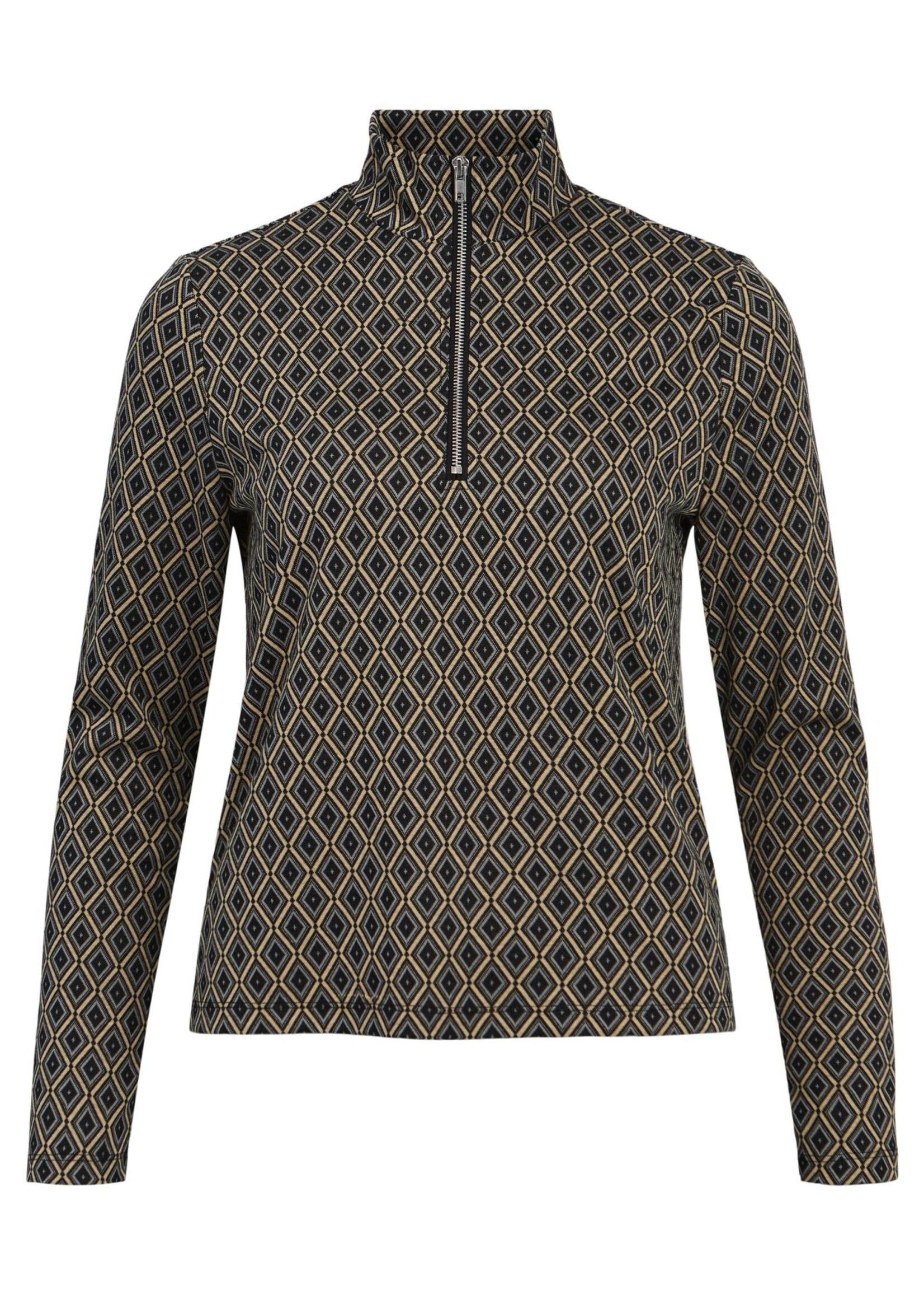 OBJECT OBJECT - Top Anasofia sky captain/jacquard