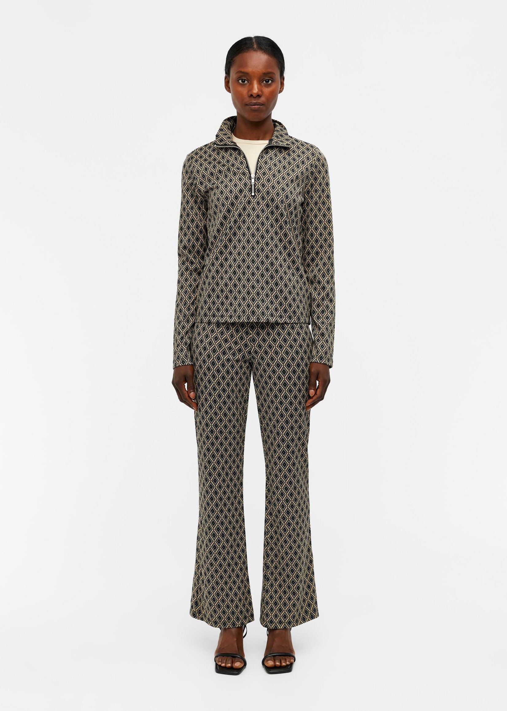 OBJECT OBJECT - Top Anasofia sky captain/jacquard