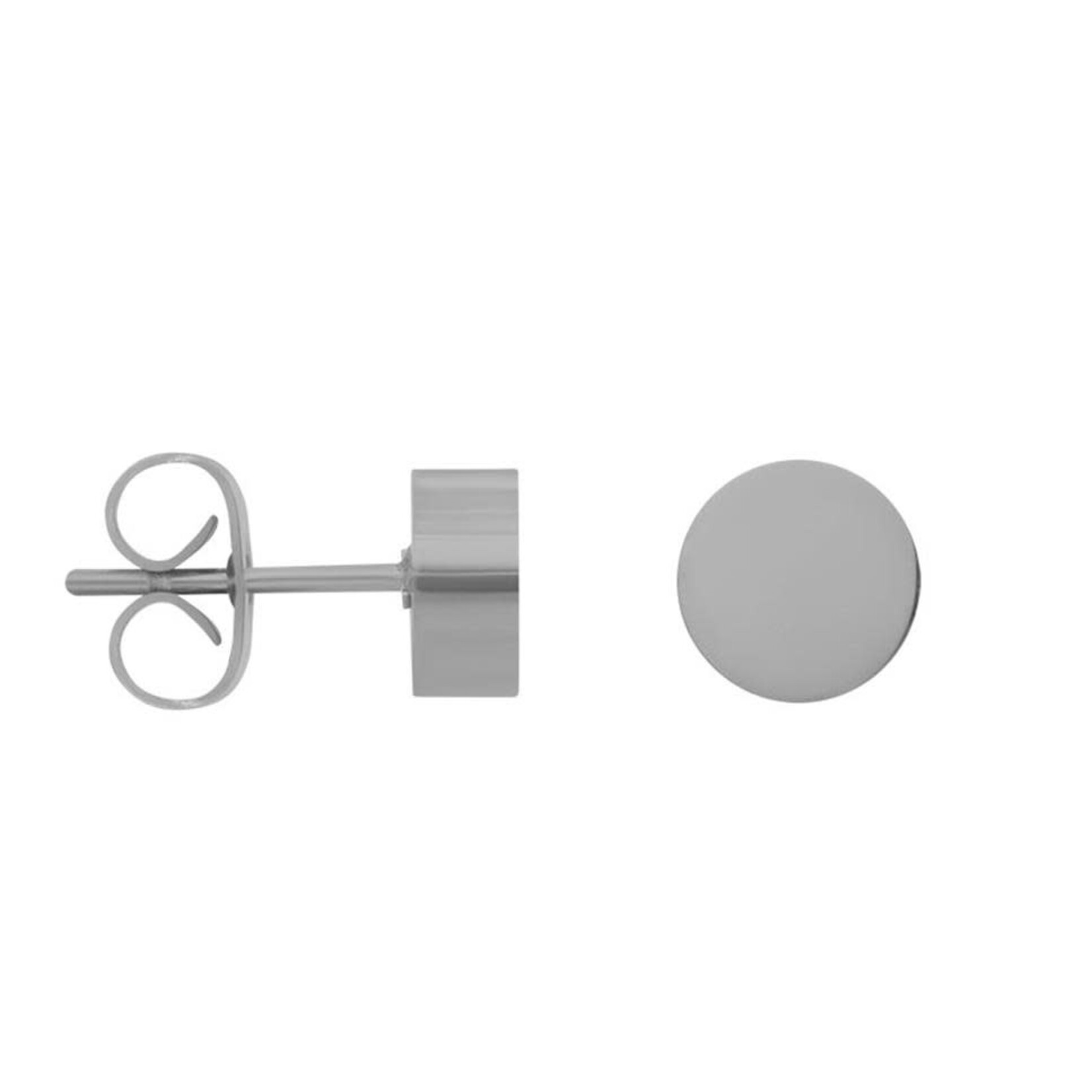 iXXXi Jewelry IXXXI - Earstud Abstract Circle goud, rose goud of zilver