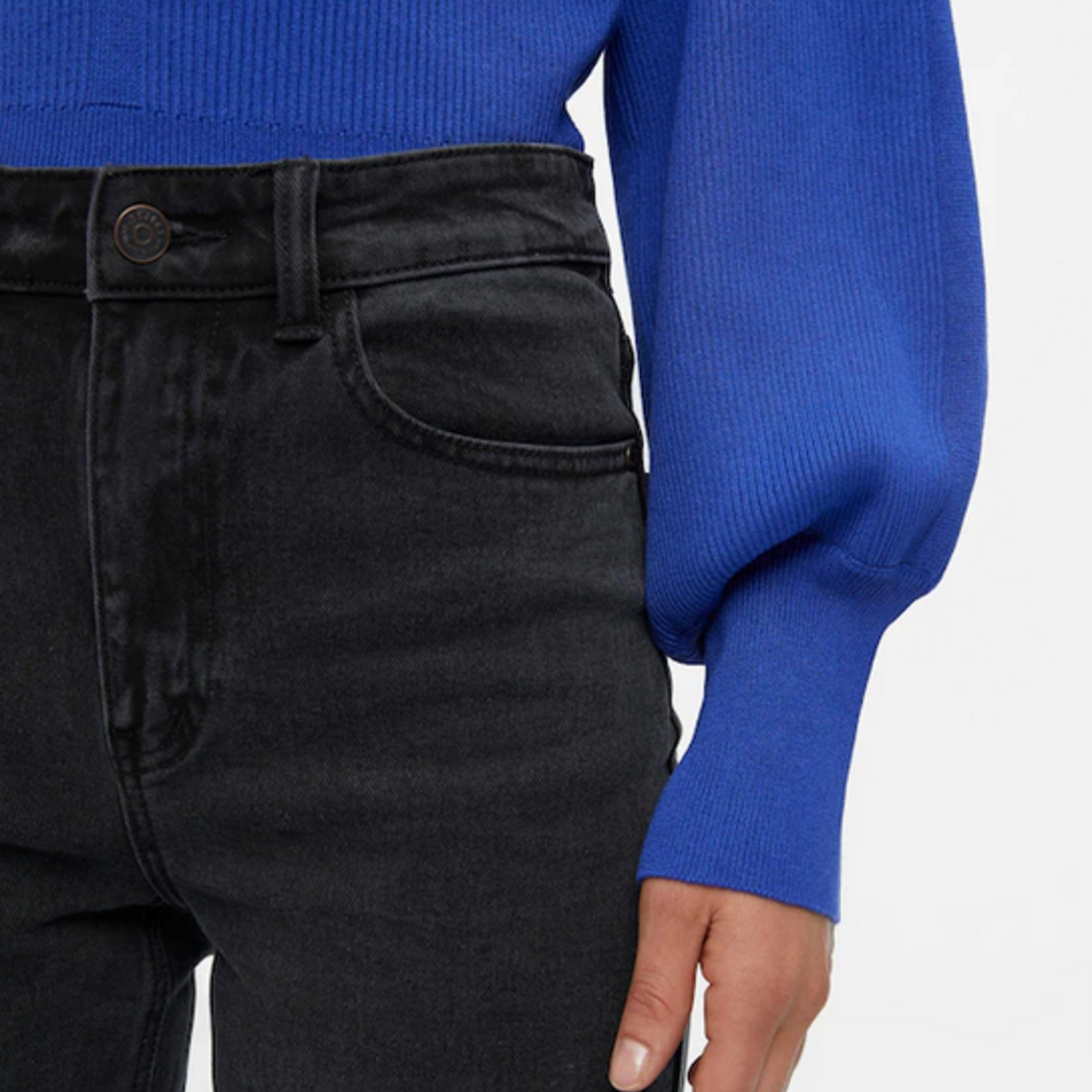 OBJECT OBJECT - Gebreide trui agnes clematis blauw