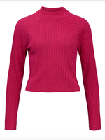 OBJECT OBJECT - Top/trui Luna lurex gebreid magenta maat M
