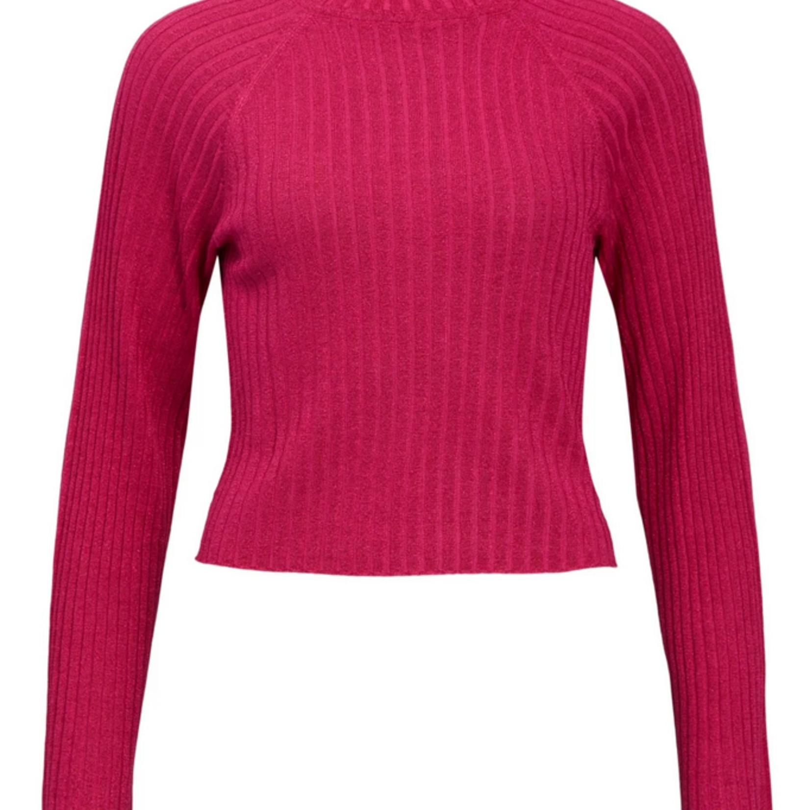 OBJECT OBJECT - Top/trui Luna lurex gebreid magenta maat M