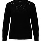 OBJECT OBJECT - Pullover gebreid Reynard high zwart