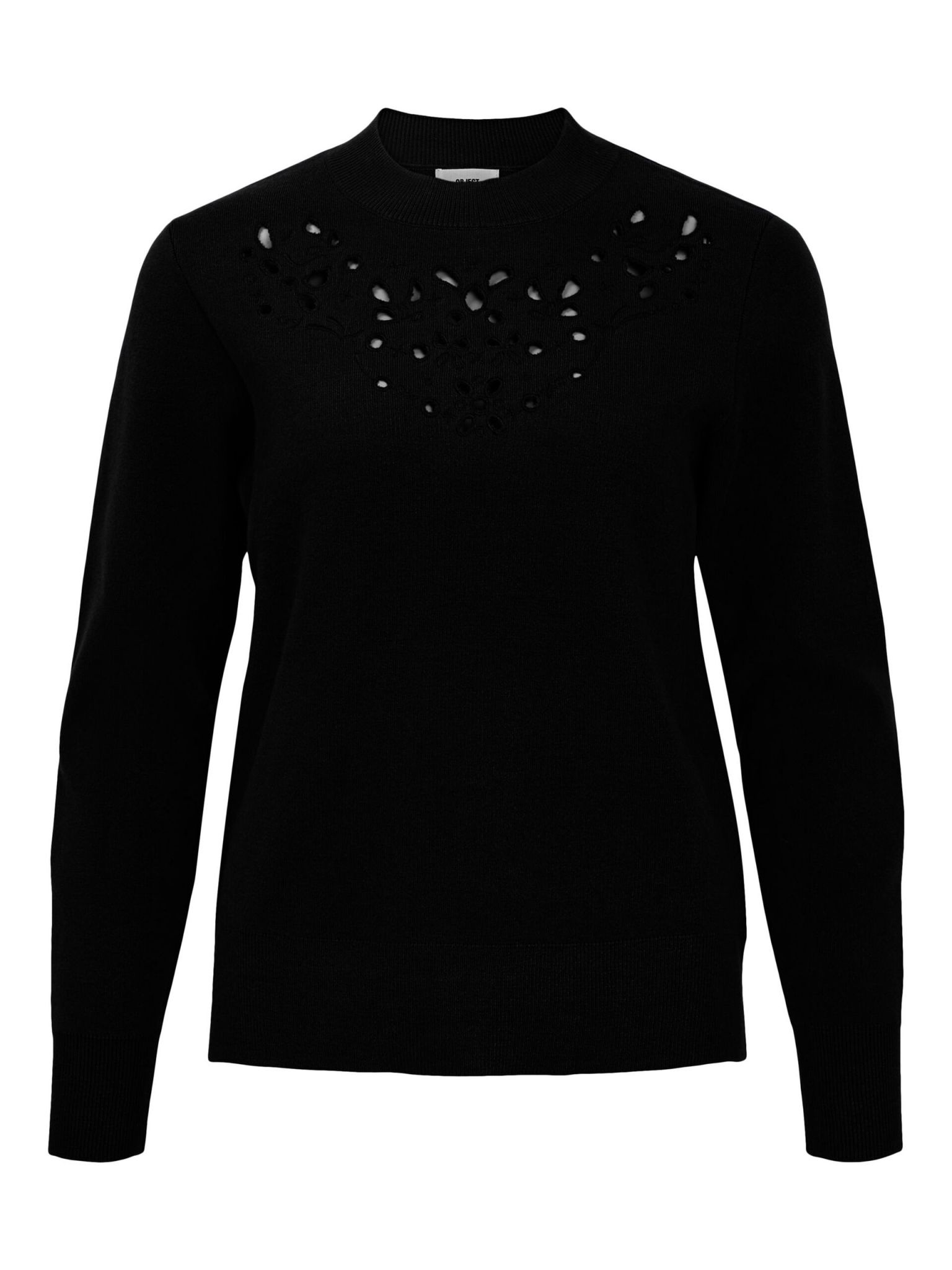 OBJECT OBJECT - Pullover gebreid Reynard high zwart