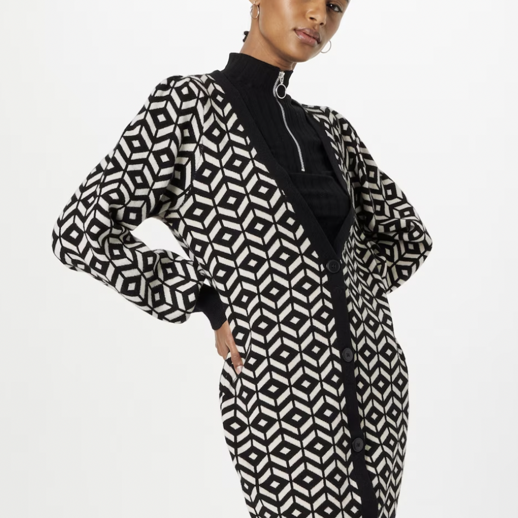 OBJECT OBJECT - Vest Thess  black/silver gray MAAT S