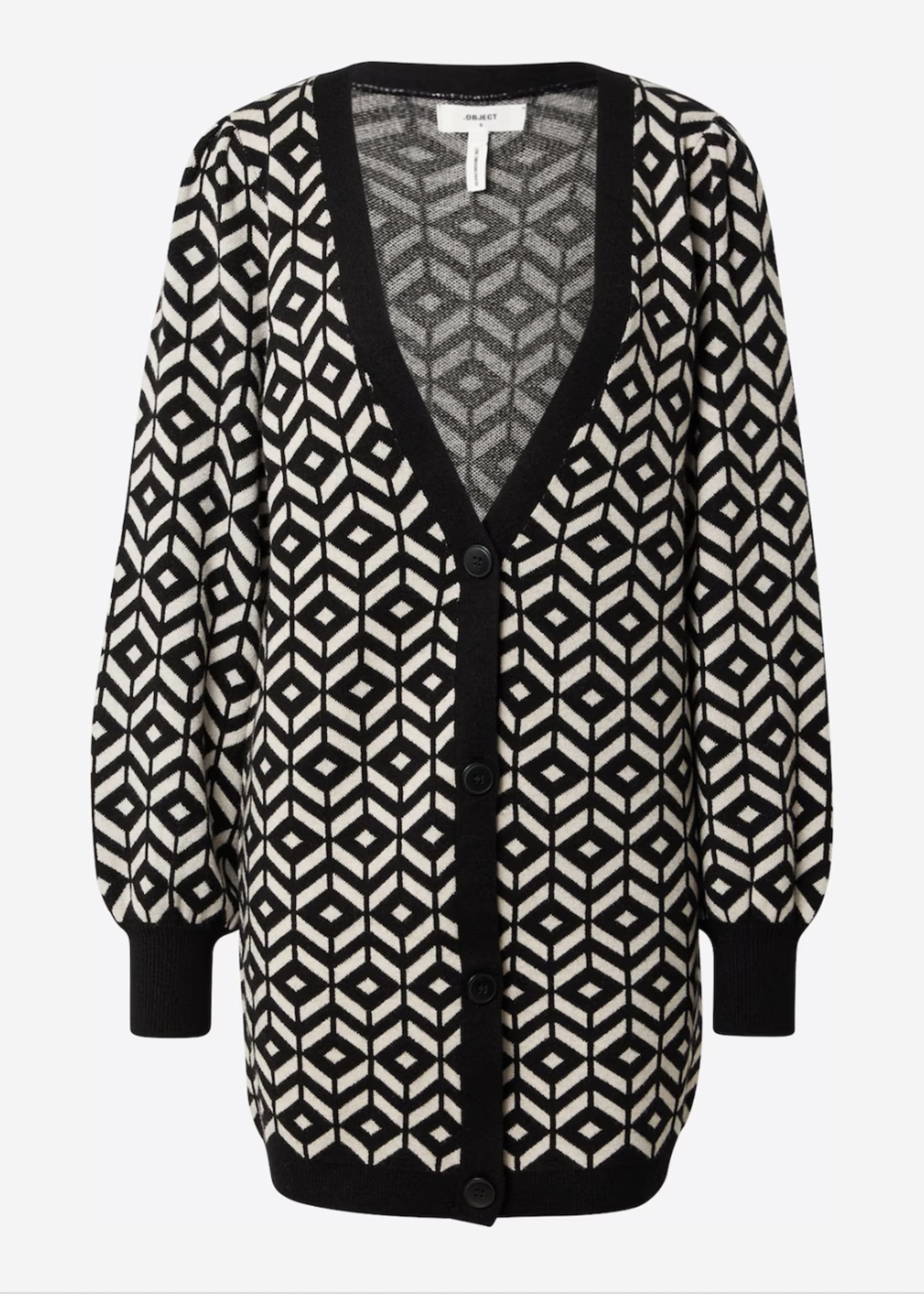 OBJECT OBJECT - Vest Thess  black/silver gray MAAT S