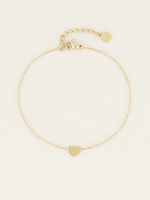 MY JEWELLERY MY JEWELLERY - Armband klein hartje zilver