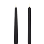 UYUNI UYUNI - Led Dinerkaars Zwart - 2,3 x25CM - Set van 2