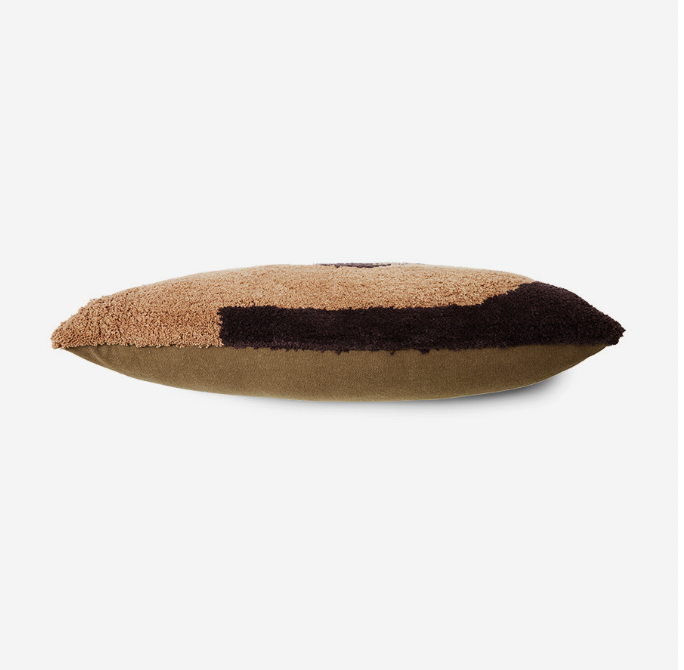 HKLIVING HKLIVING - Kussen tufted graphic Bark 40x60cm TKU2161