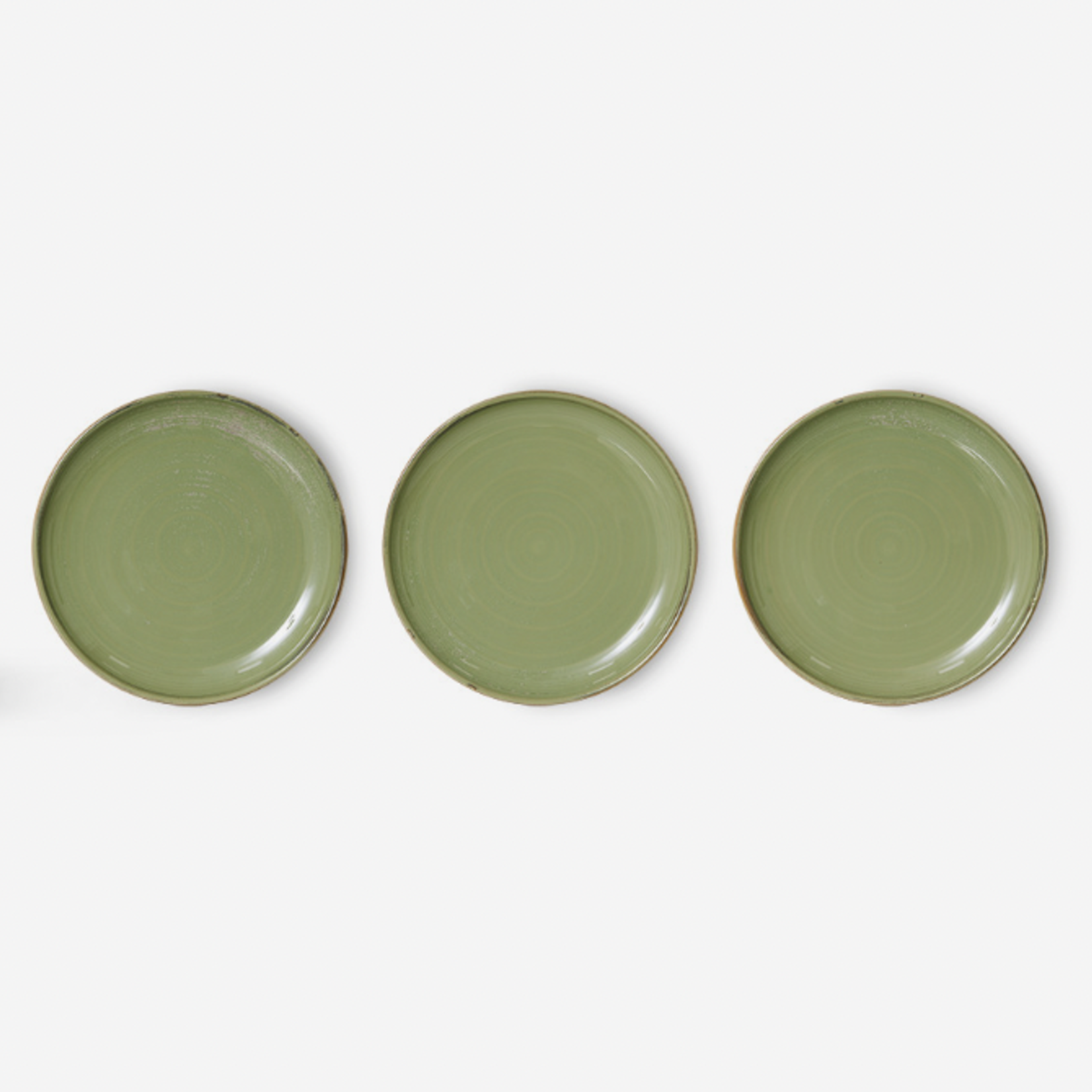 HKLIVING HKLIVING - Chef ceramics ontbijtbord moss green ACE7150