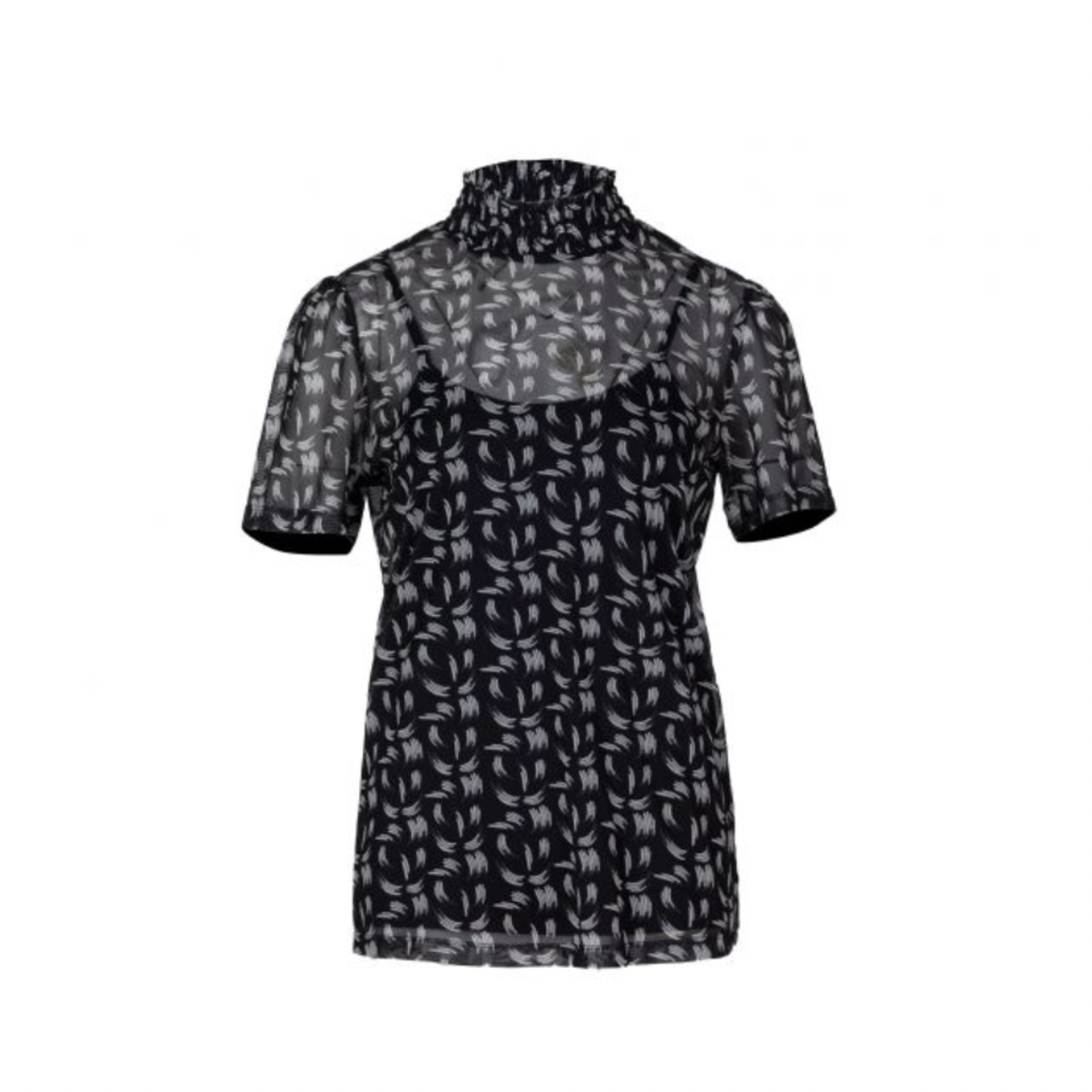 G-MAXX G-MAXX - Top Meerte Zwart/Zand maat M