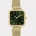 OOZOO OOZOO - Horloge vintage goud met mesh band C10973