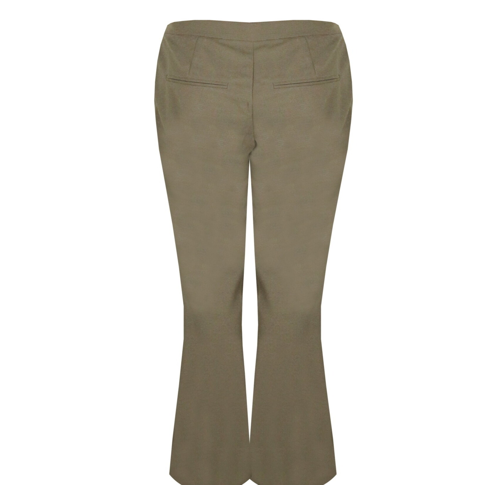 FLURESK FLURESK - Broek Lot klei met flare pijp MAAT 34