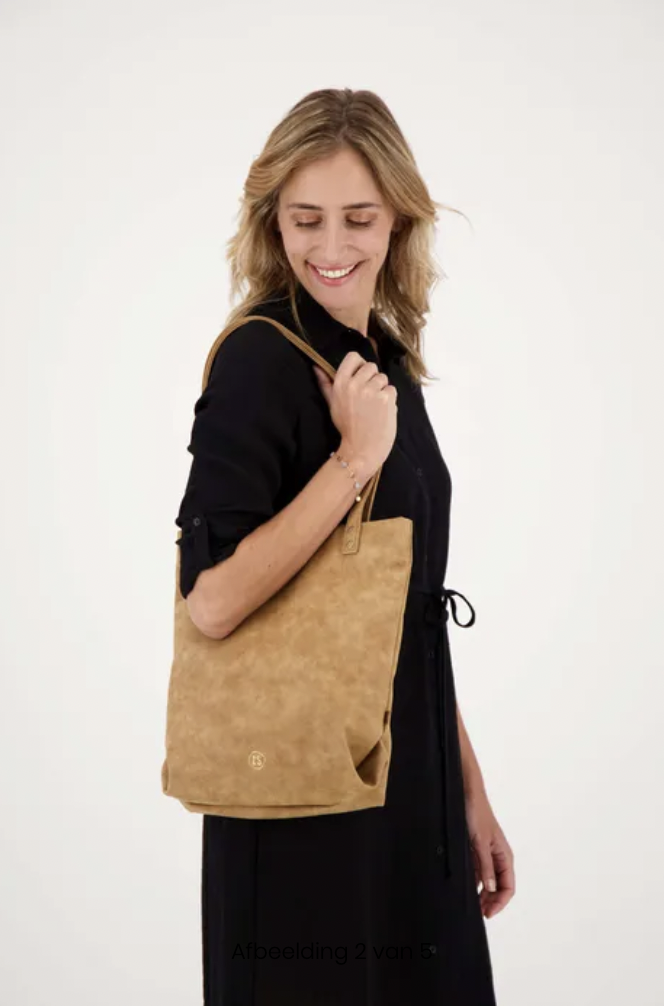 ZUSSS ZUSSS - Basic shopper camel