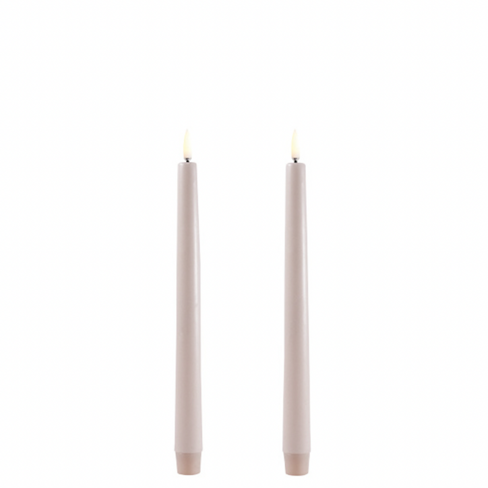 UYUNI UYUNI - LED Dinerkaars beige - 2,3 x25CM - Set van 2