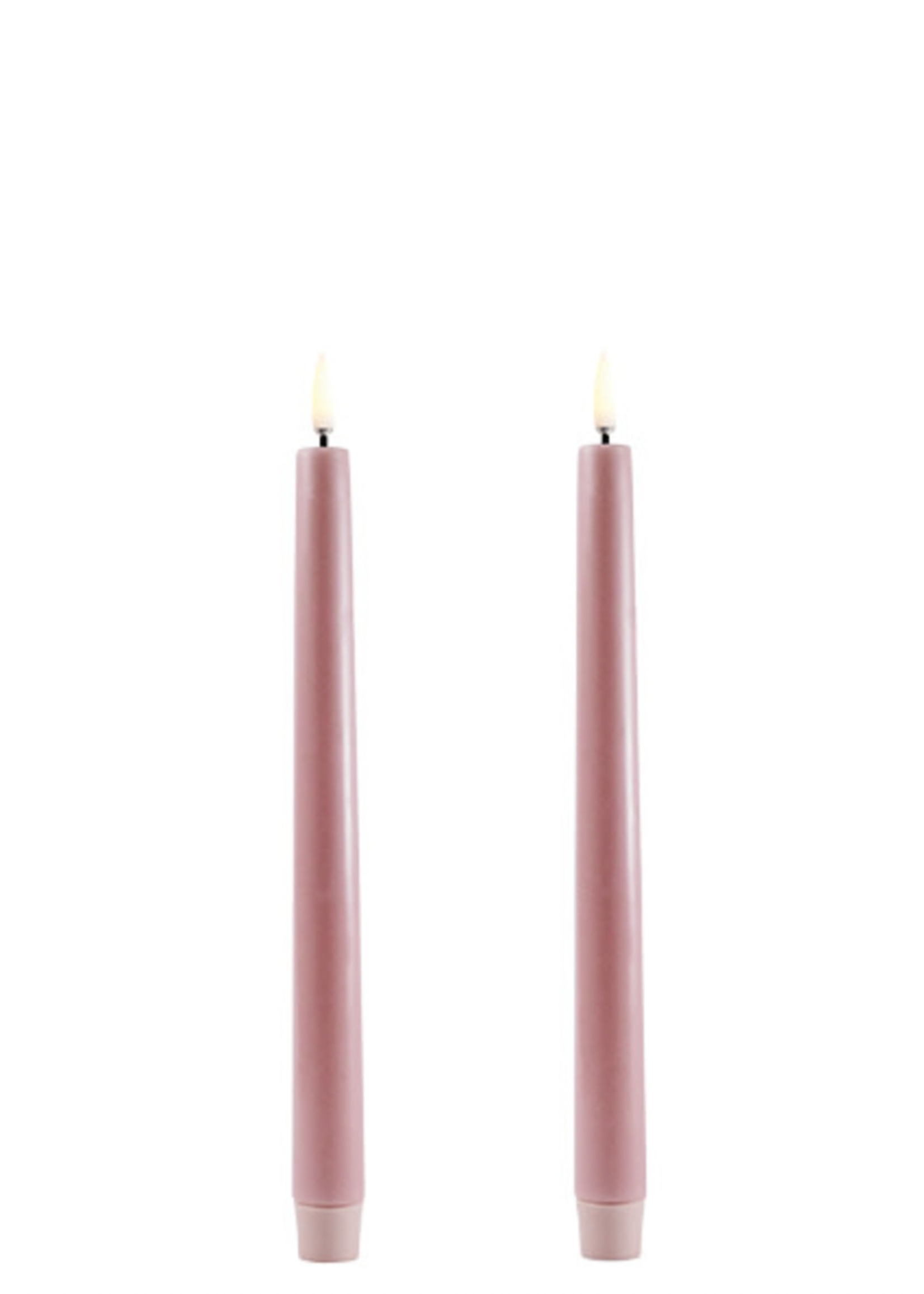 UYUNI UYUNI - LED Dinerkaars Dusty rose - 2,3 x25CM - Set van 2
