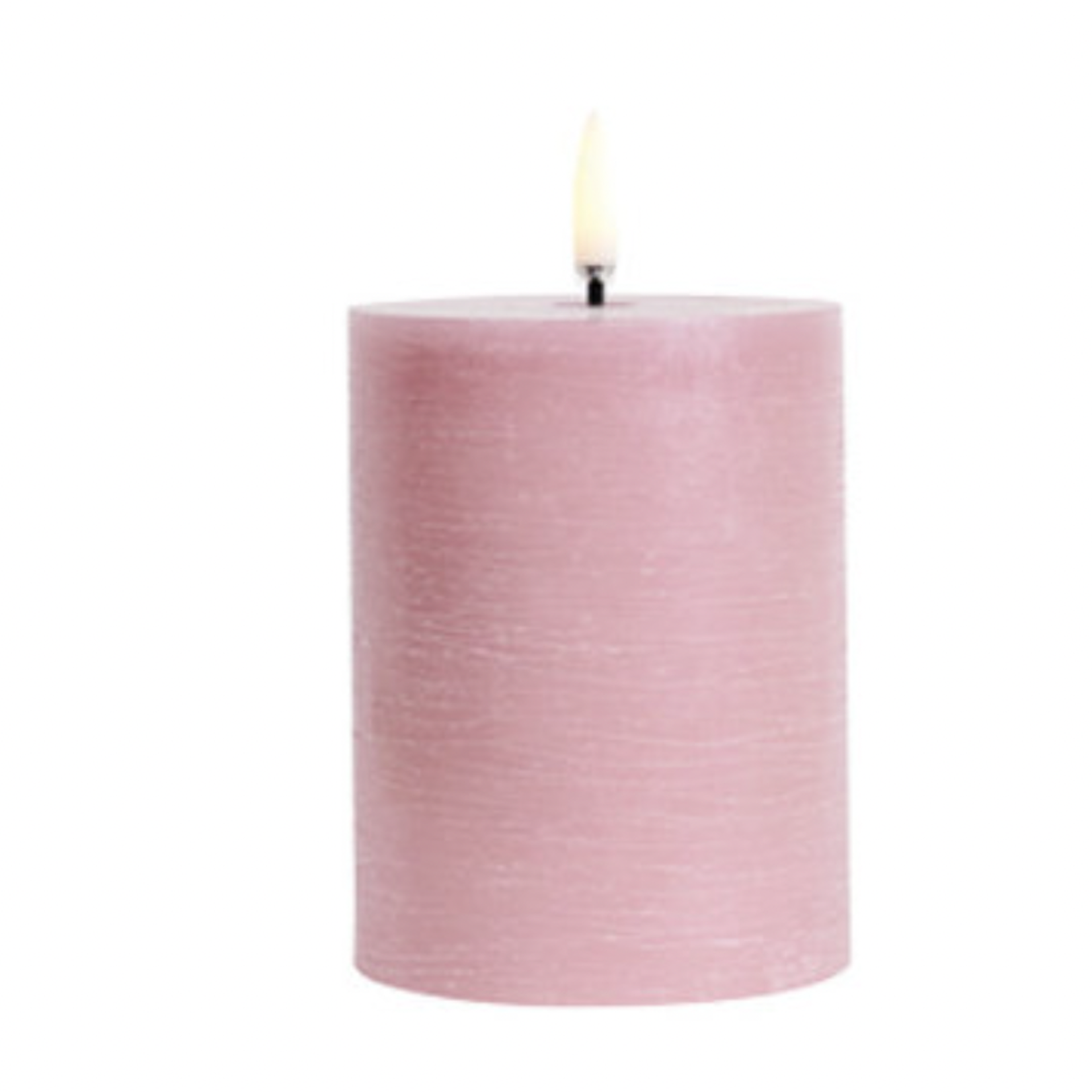 UYUNI UYUNI - Cilinderkaars LED Dusty rose 7,8x10cm