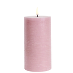UYUNI UYUNI - Cilinderkaars LED Dusty rose 7,8x15cm